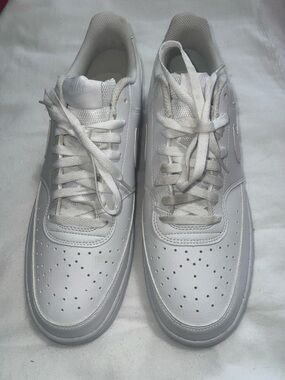 Nike Court Vision Low Next Nature  White Mens Size 13 NWOT Speckled